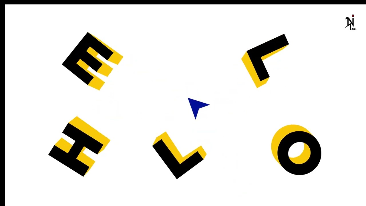 Hello Text Animation #motiongraphics #aftereffects
