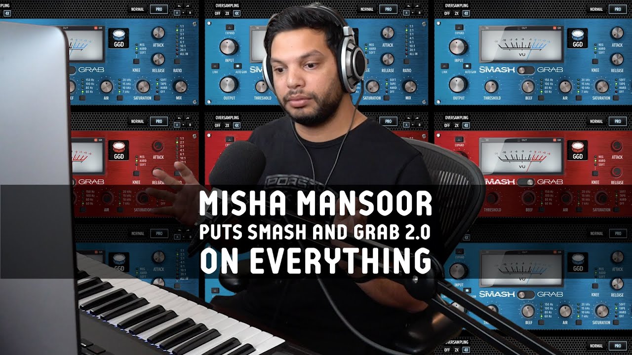 GetGood Drums: Misha Mansoor puts Smash & Grab 2.0 on Everything!