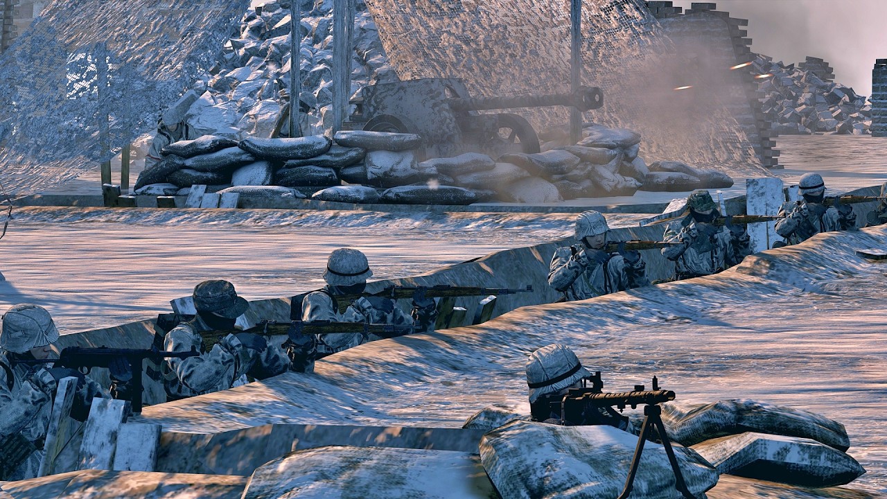 German Line Defense Battle - Stalingrad Winter 1942 | Gates of Hell