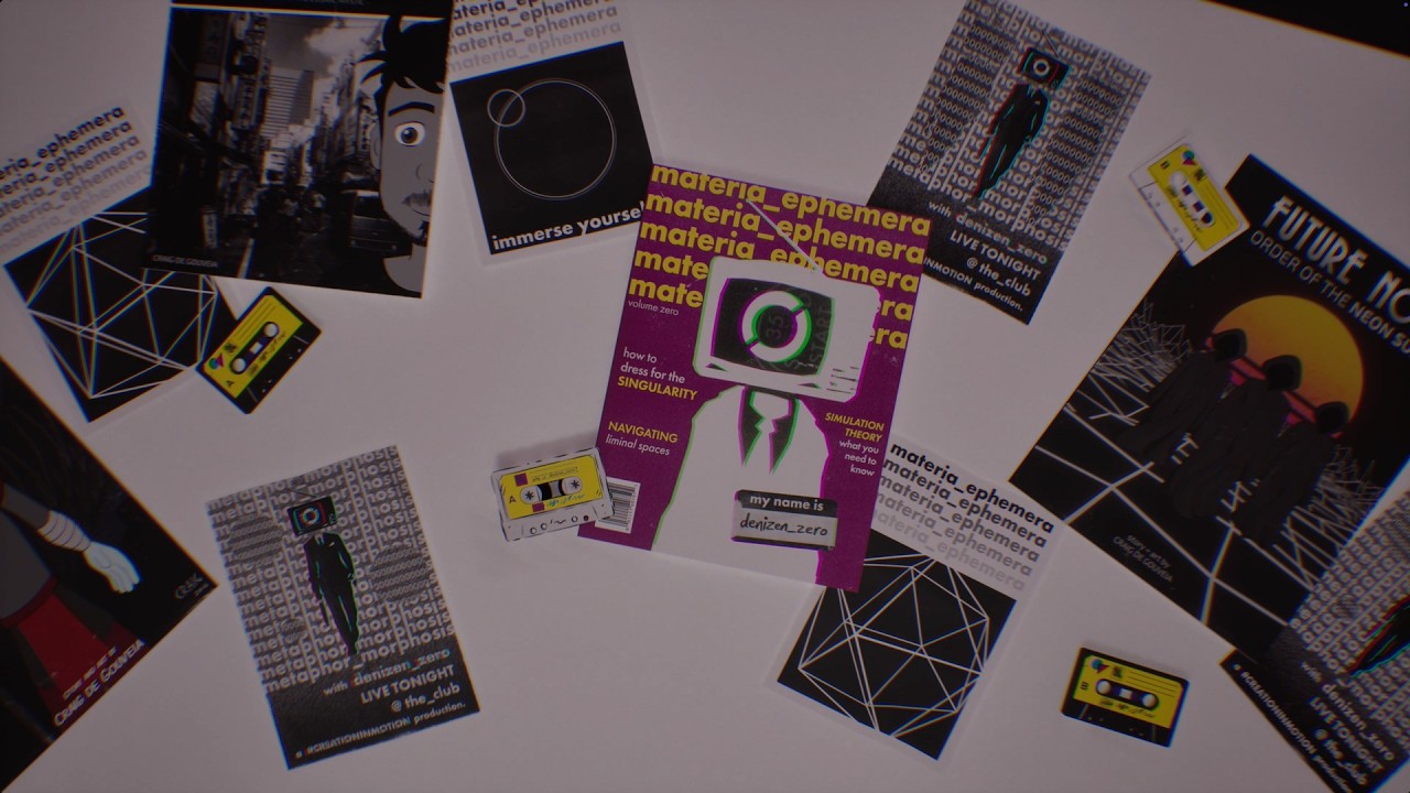 welcome to the edge of the digital realm. (an immersive mixtape)