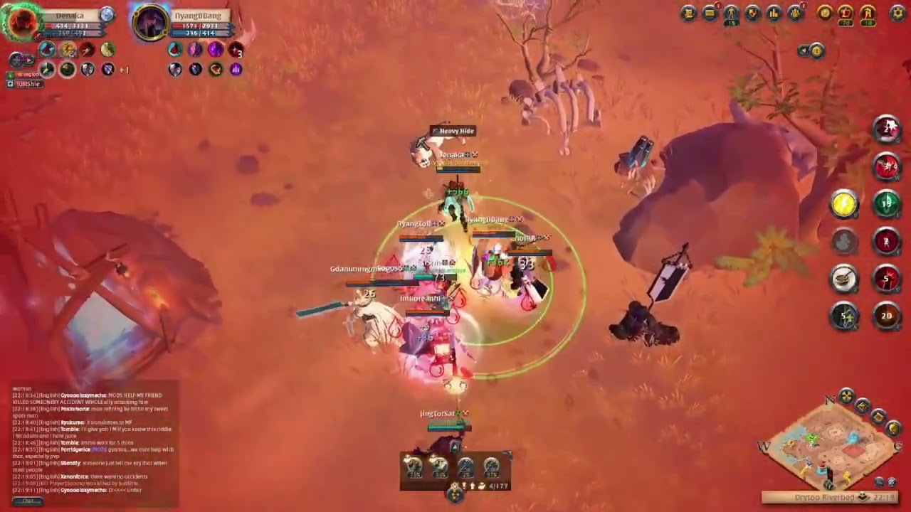 outnumber fight in BZ  deathgivers ( albion online )