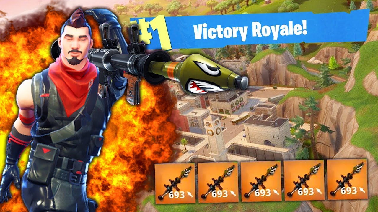 SPRÓBUJ WYGRAĆ, ALE TYLKO Z *RAKIETNICĄ* (FORTNITE)