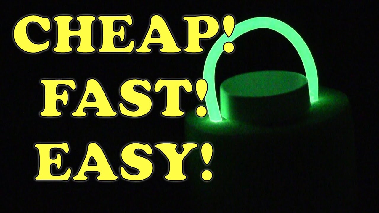 How To Build A Glow Stick Catfish Slip Float Bobber for Night Fishing