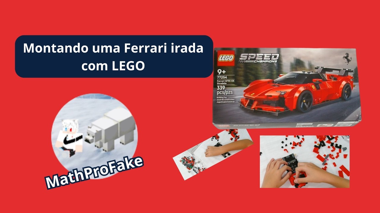 A Ferrari SF90 XX Stradale em Versão LEGO Ficou INSANA! 🤯