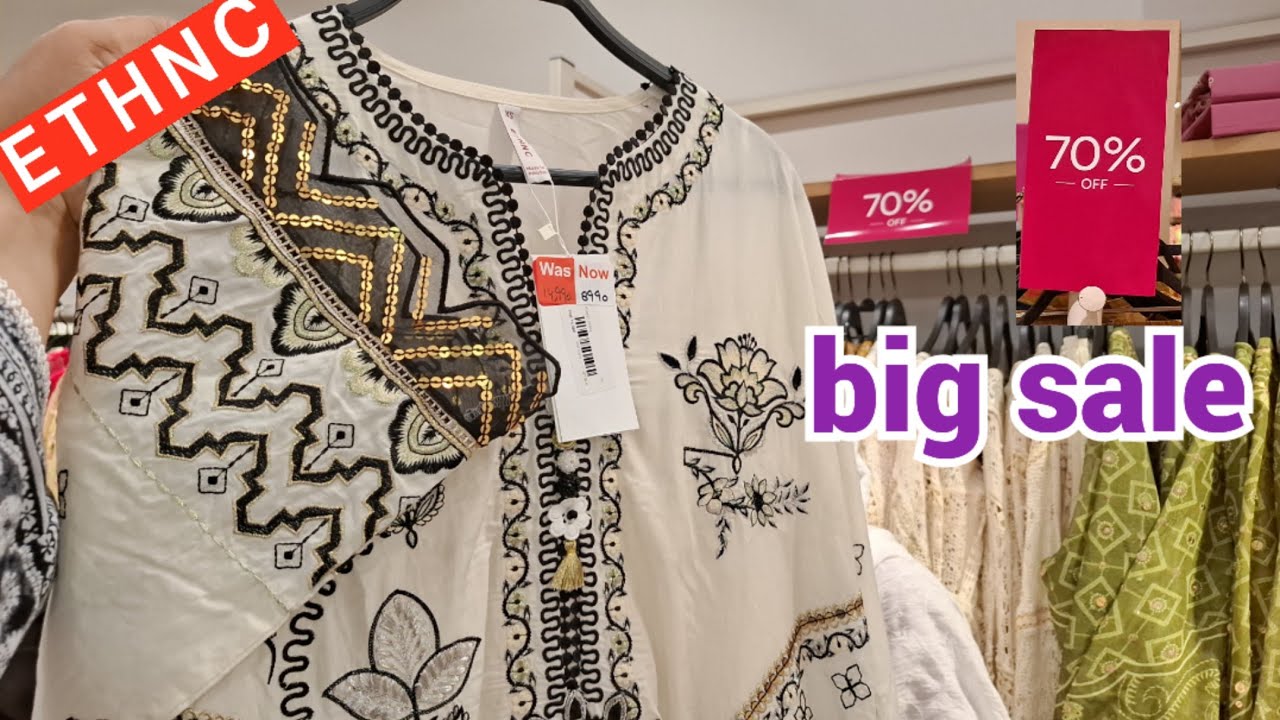 Ethnic Flat 70% OFF Sale ❤️ Ethnic Pret Sale 🥳 EthnicEnd OF Season Sale 