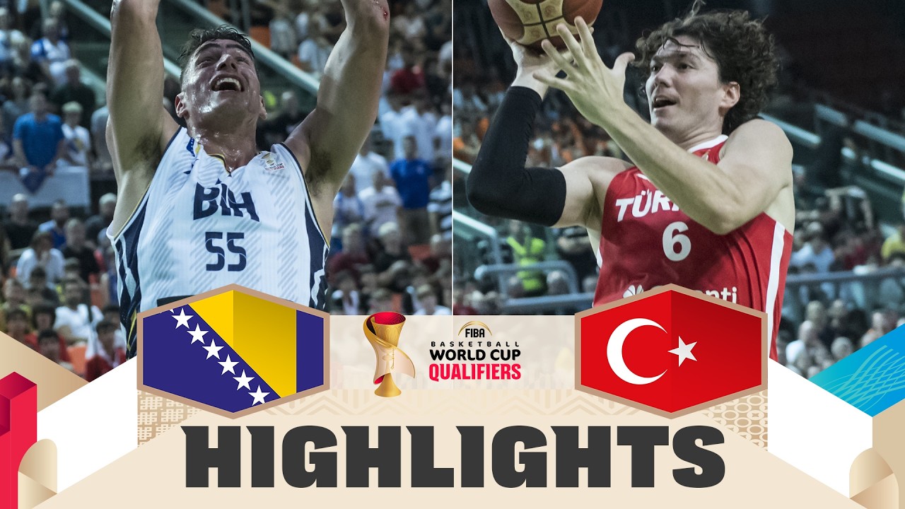 Bosnia and Herzegovina 🇧🇦 v T&uuml;rkiye 🇹🇷 | Highlights | FIBA Basketball World Cup 2027 European Qualif