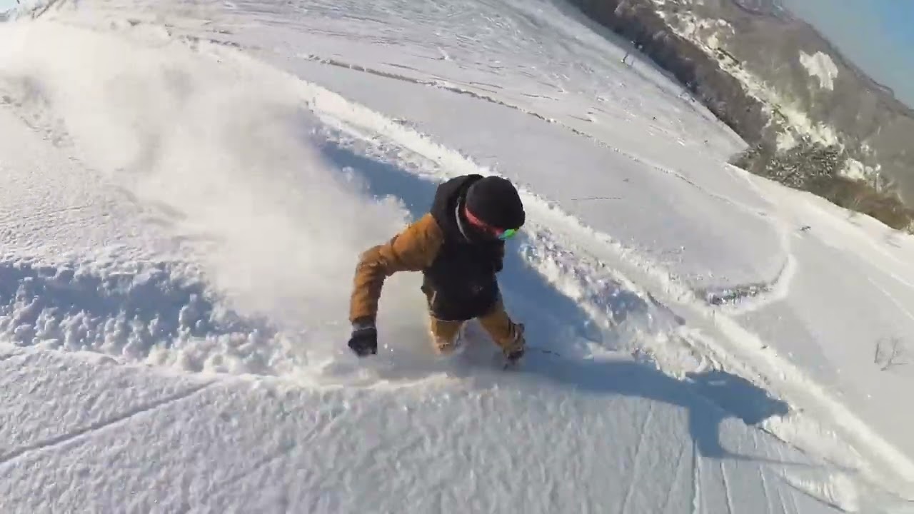 [SnowBoard] まさか！？の終日パウダー祭 The Day 膝から腰パウダー マウントレースイ In 20260210