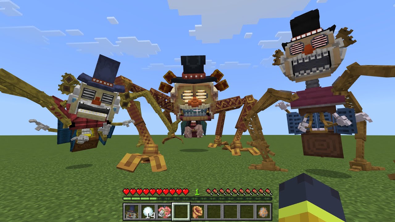 FNAF Secret of the Mimic Every Big Top MOD in Minecraft PE