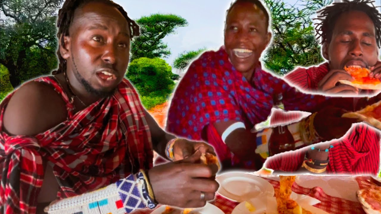 African Tribe tries Pizza for the first time