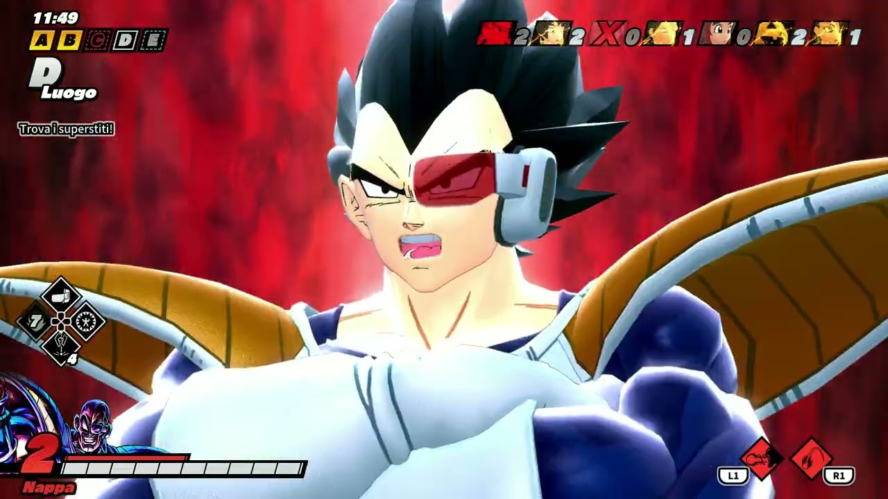 DRAGON BALL THE BREAKERS: High Level Vegeta vs High Level Team