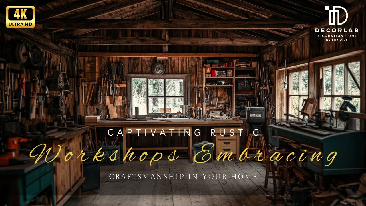 Captivating Rustic Workshops: Embracing Craftsmanship in Your Home
