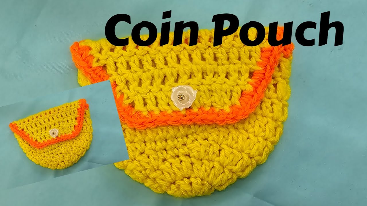 Crochet Coin Pouch in Tamil. 