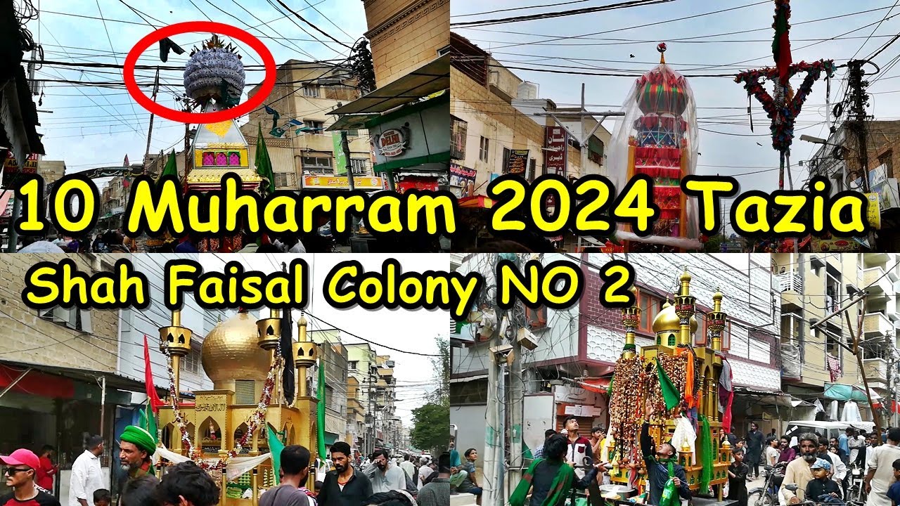 10 Muharram 2024 Tazia | Shah Faisal Colony NO 2 In Karachi | 17 July 2024 | Ayan Vlogs Karachi