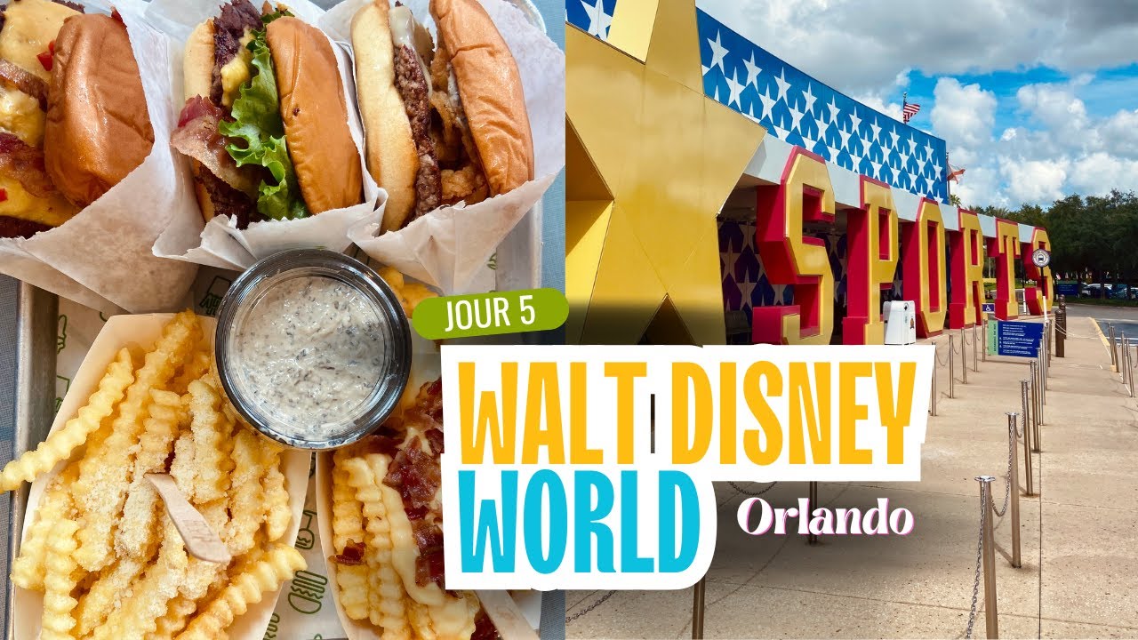 Jour 5 - Vineland, Shake Shack et Hotel Tour All Star Sport l VLOG WALT DISNEY WORLD |  Sept24