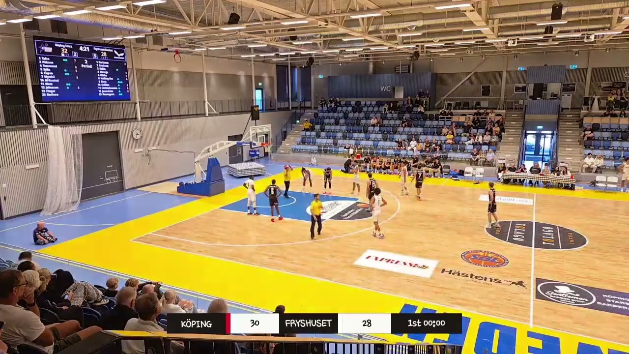 BASKET: KÖPING - FRYSHUSET Träningsmatch 7/9 2025