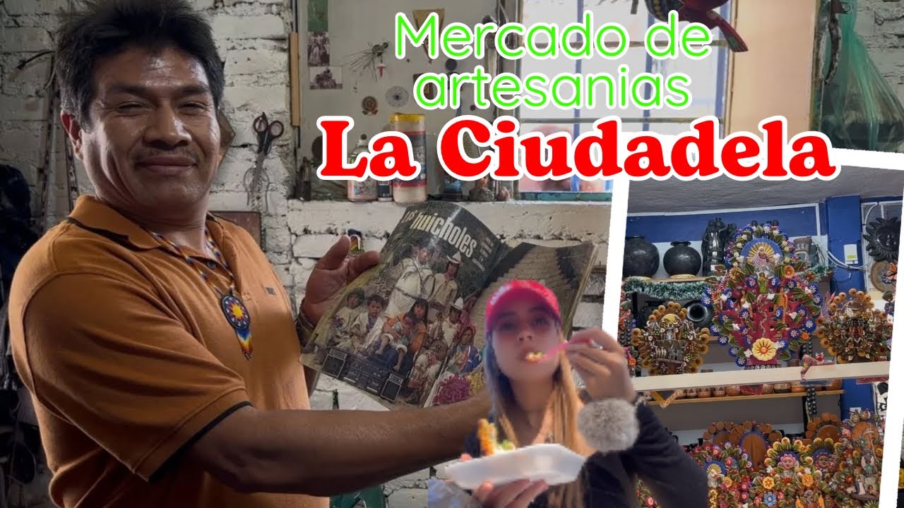 Mercado de artesanías “La Ciudadela” - comida, tianguis y más!! 🇲🇽🫔