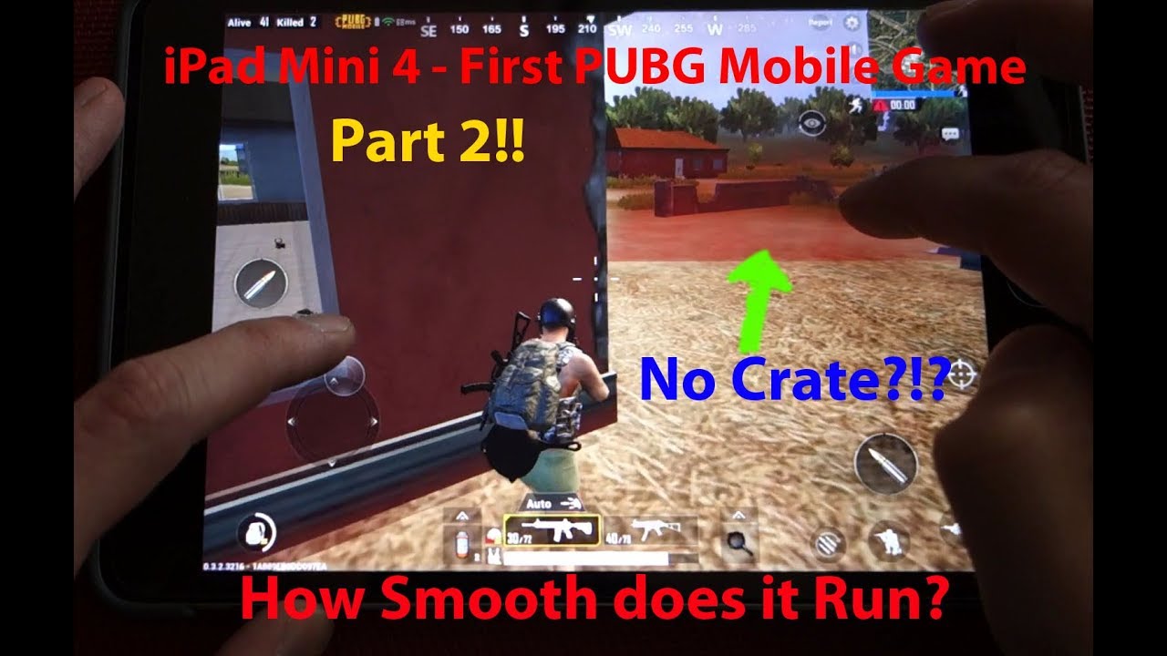 PUBG Mobile on iPad Mini 4 Gameplay - How Smooth is it? (Part 2)