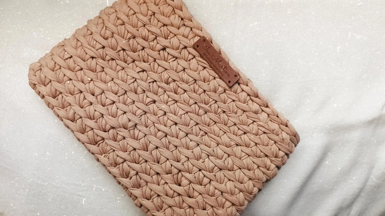 CARTEIRA DE CROCHÊ COM FIO DE MALHA PASSO A PASSO / CARTEIRA DE MÃO / CLUTCH / @FEITOAMAOPORISA