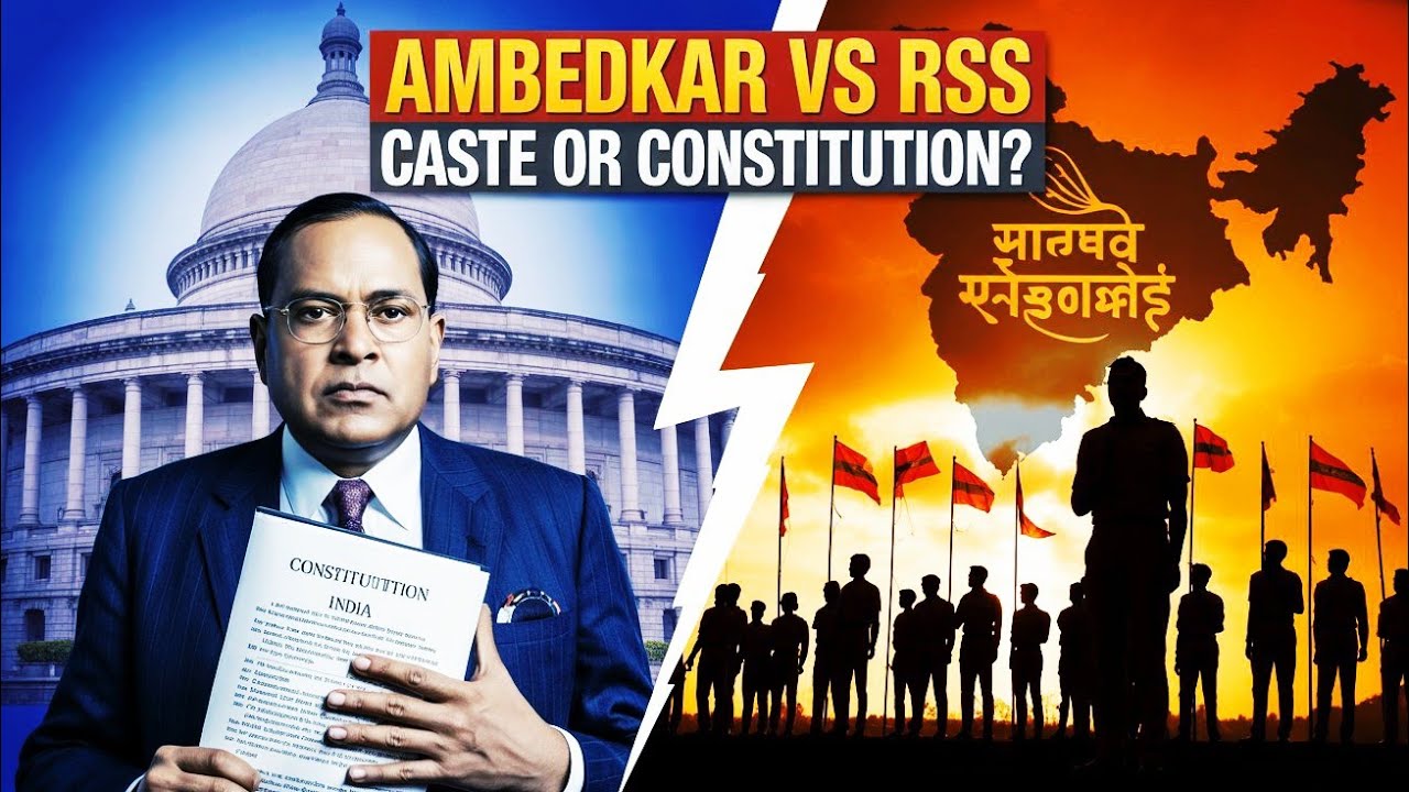 Ambedkar vs RSS: Constitution, Caste & Hindu Rashtra Truth