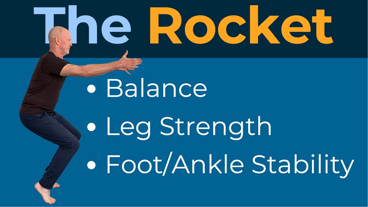 Leg strength and balance go hand-in-hand. Improve both at the same time with THE ROCKET!