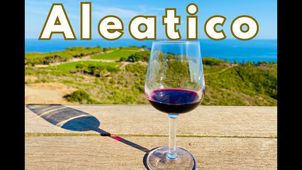 Aleatico, a sweet elban red wine