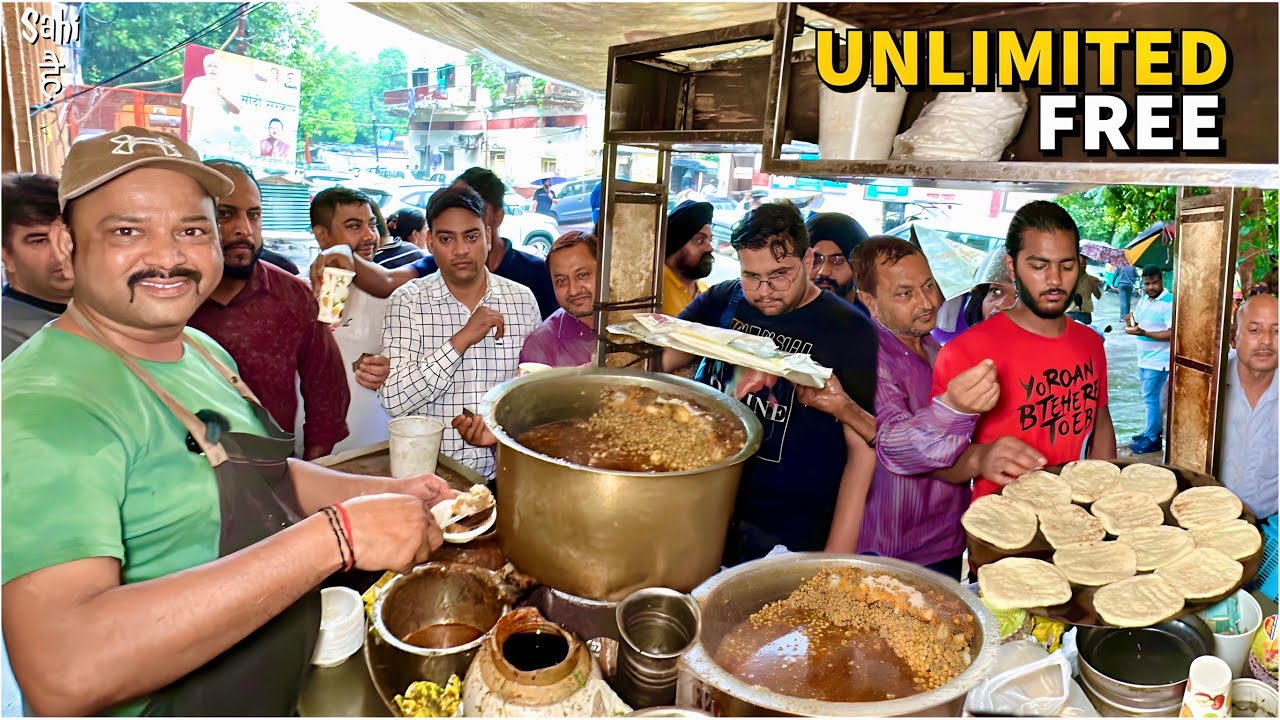 106-Years-Old Delhi ke Most Famous Spicy Chole Kulche | Street Food India