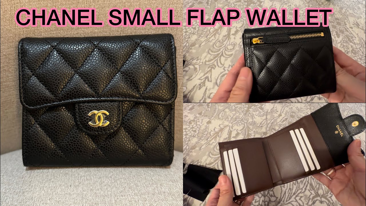 CHANEL Small Flap Wallet: UNBOXING / WHAT FITS  INSIDE?