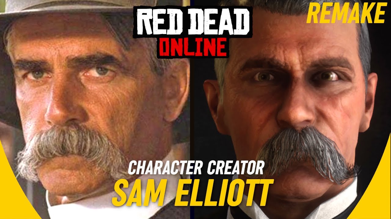 SAM ELLIOTT: Character Creator (Remake) RDR2 Tombstone