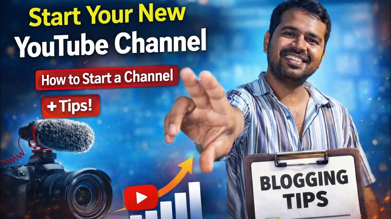 2026 में YouTube Channel कैसे शुरू करें? Step by Step Full Guide 🔥
