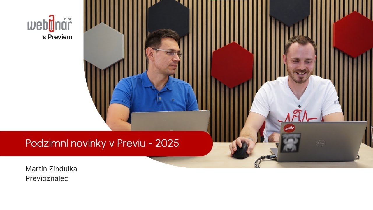 Webin&aacute;ř 16. 9. 2025 - Podzimn&iacute; novinky v Previu 2025