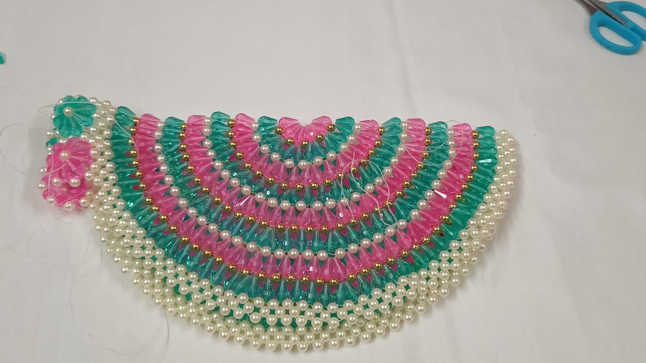 Crystal Half Moon bag|| How to make Crystal Half Moon bag part 2