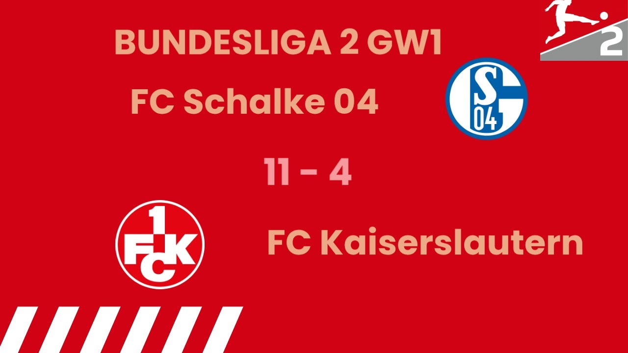 FSF Roblox Freestyle Football Bundesliga 2 FC Kaiserslautern VS FC Schalke 04