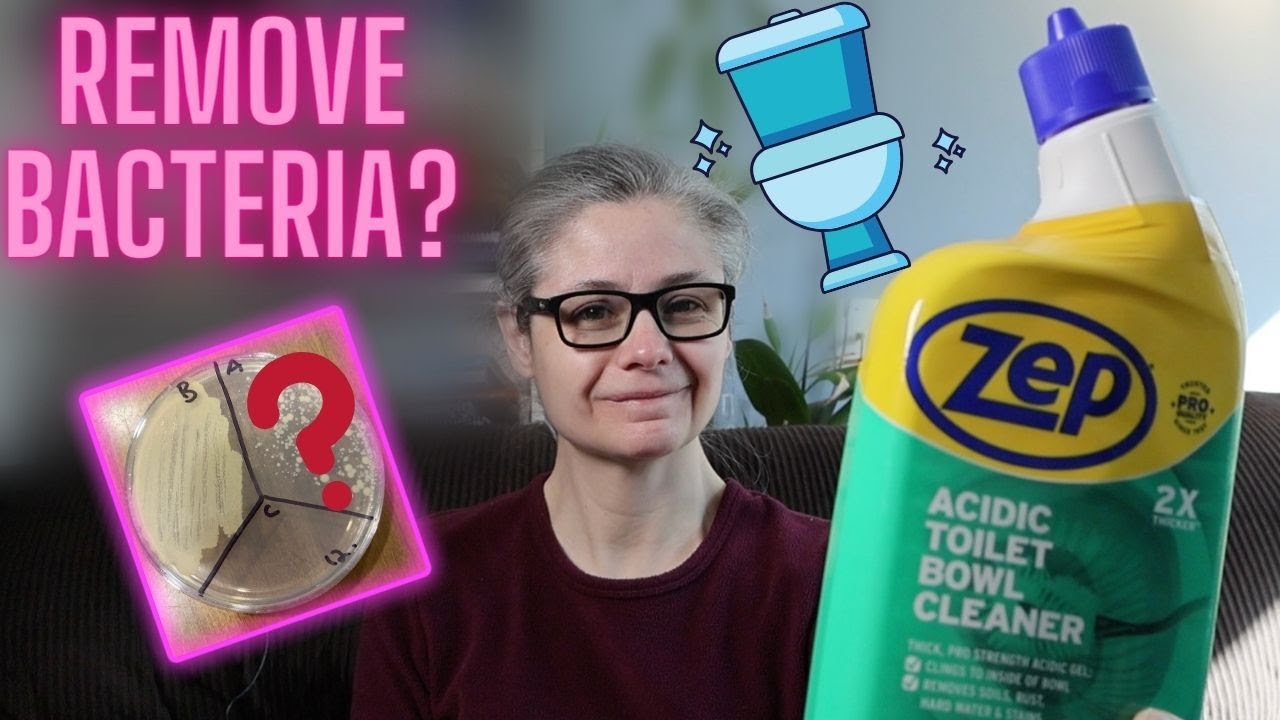 I Tested Zep Acidic Toilet Bowl Cleaner to see if it can Remove Bacteria! - Tested w/ Petri Dishes!