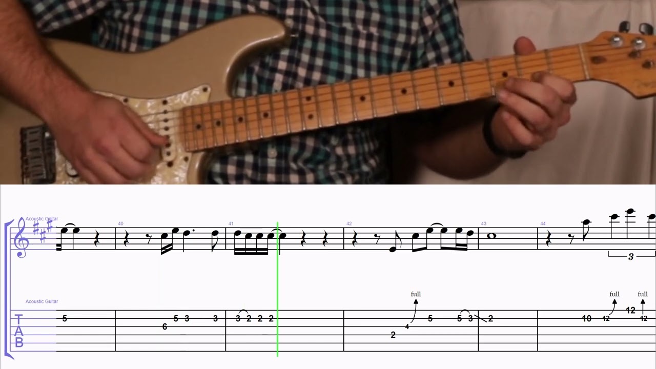 How to Play How Great Thou Art by Carrie Underwood and Vince Gill on Guitar with TAB