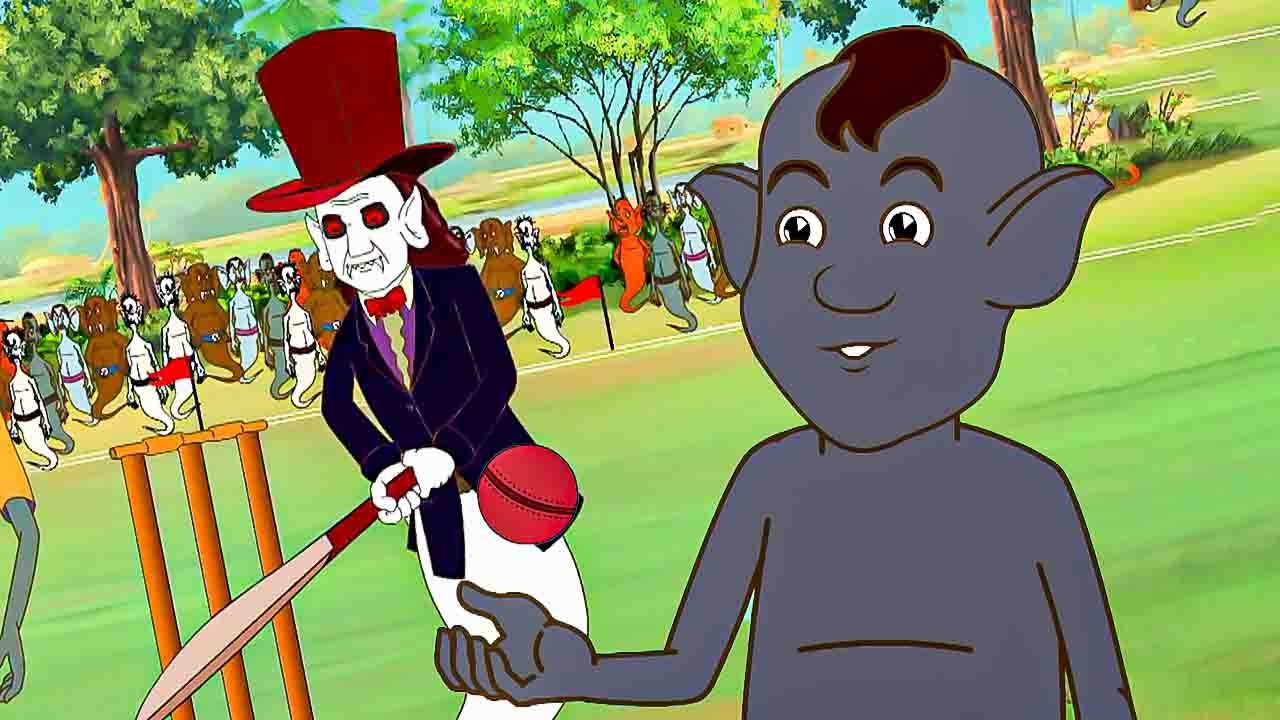 লুল্লু বনাম আংরেজ ভূত কে বিচ ক্রিকেট ম্যাচ! | Lullu The Ghost | Lullu English Ghost Cricket Showdown