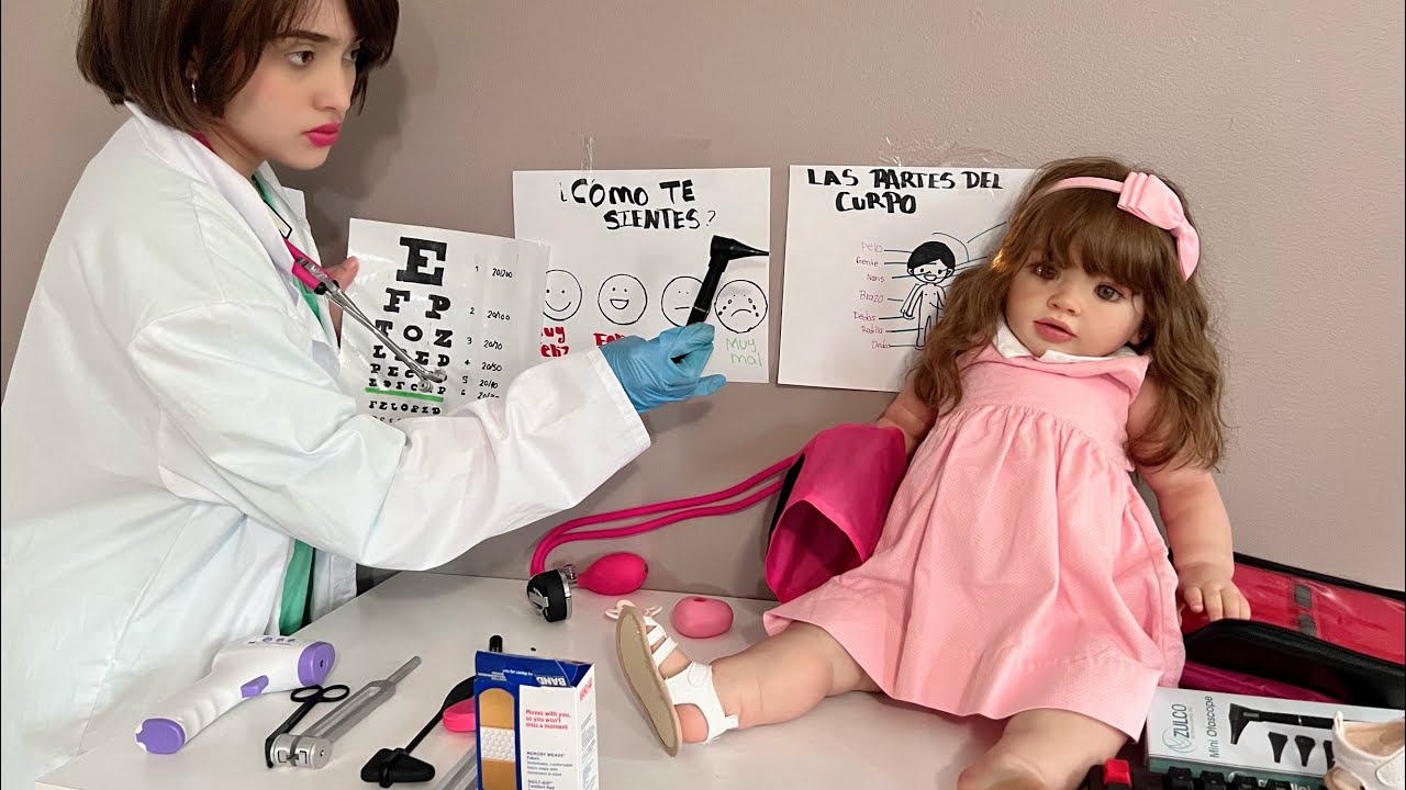 RUTINA DE MAÑANA REALISTA CON MI REBORN TODDLER BELET - SU PRIMER EXAMEN FÍSICO CON LA DOCTORA 👩‍⚕️