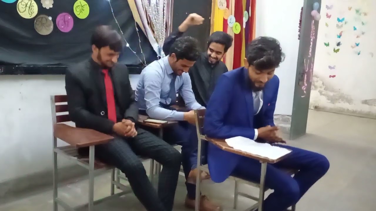 Welcome party || Funny qawali || Zoology students || @SagheerUrduTV