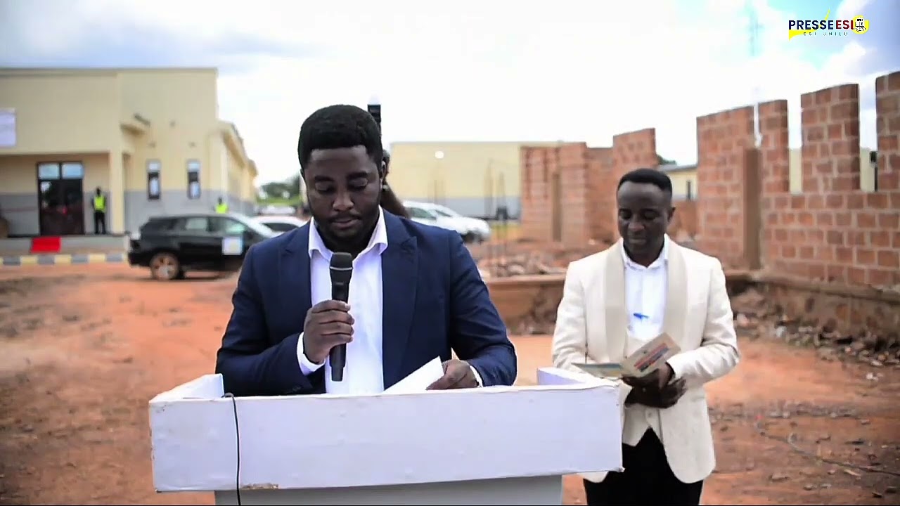 DISCOURS DE AUDRY AKONKWA DÉLÉGUÉ  DES ÉTUDIANTS DE L'ESI LORS DE L'INAUGURATION DE A5 