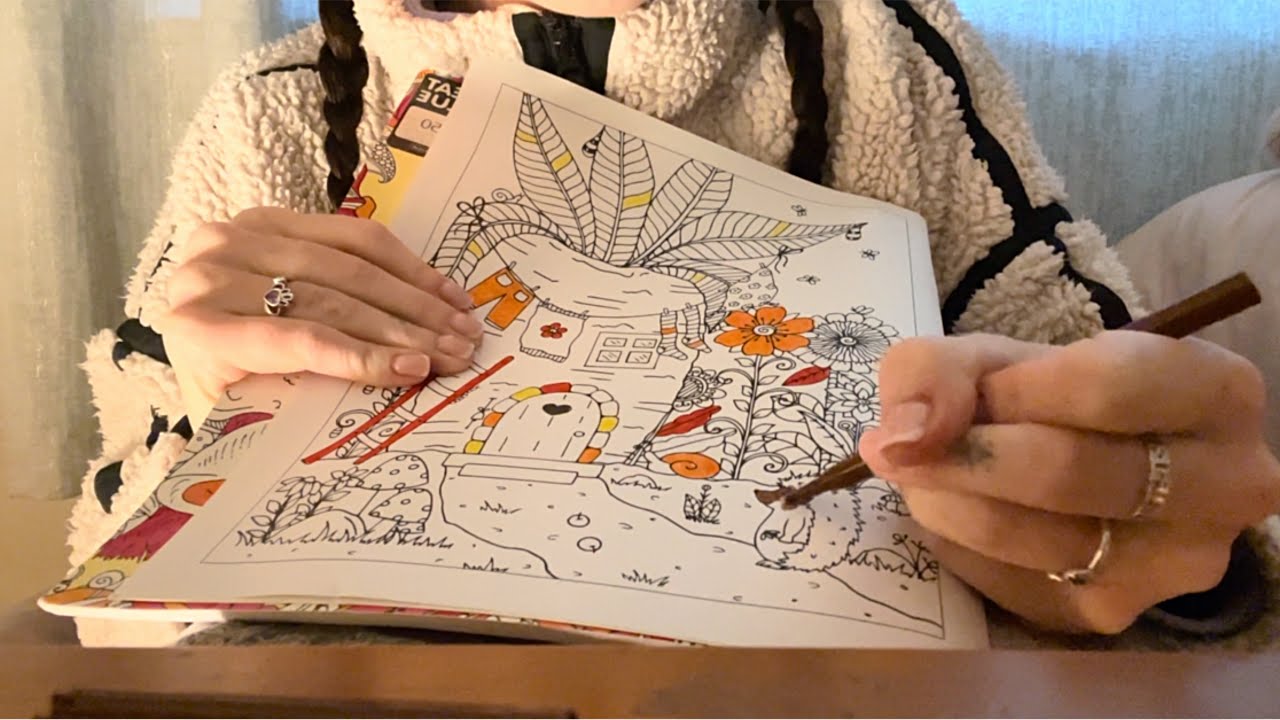 ✨ASMR✨Mindful Colouring (No Music)