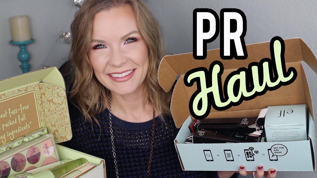 PR Show & Tell! New Makeup Goodies! | LipglossLeslie