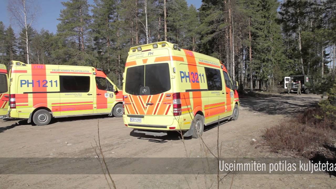 Suuronnettomuusharjoitus Lahti 2014