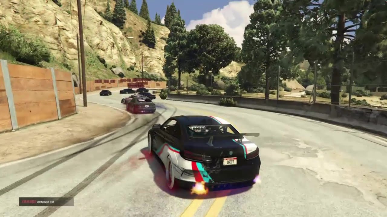 #gtamob Sunny Day Drifting Session With The Mob In GTA Online 😎