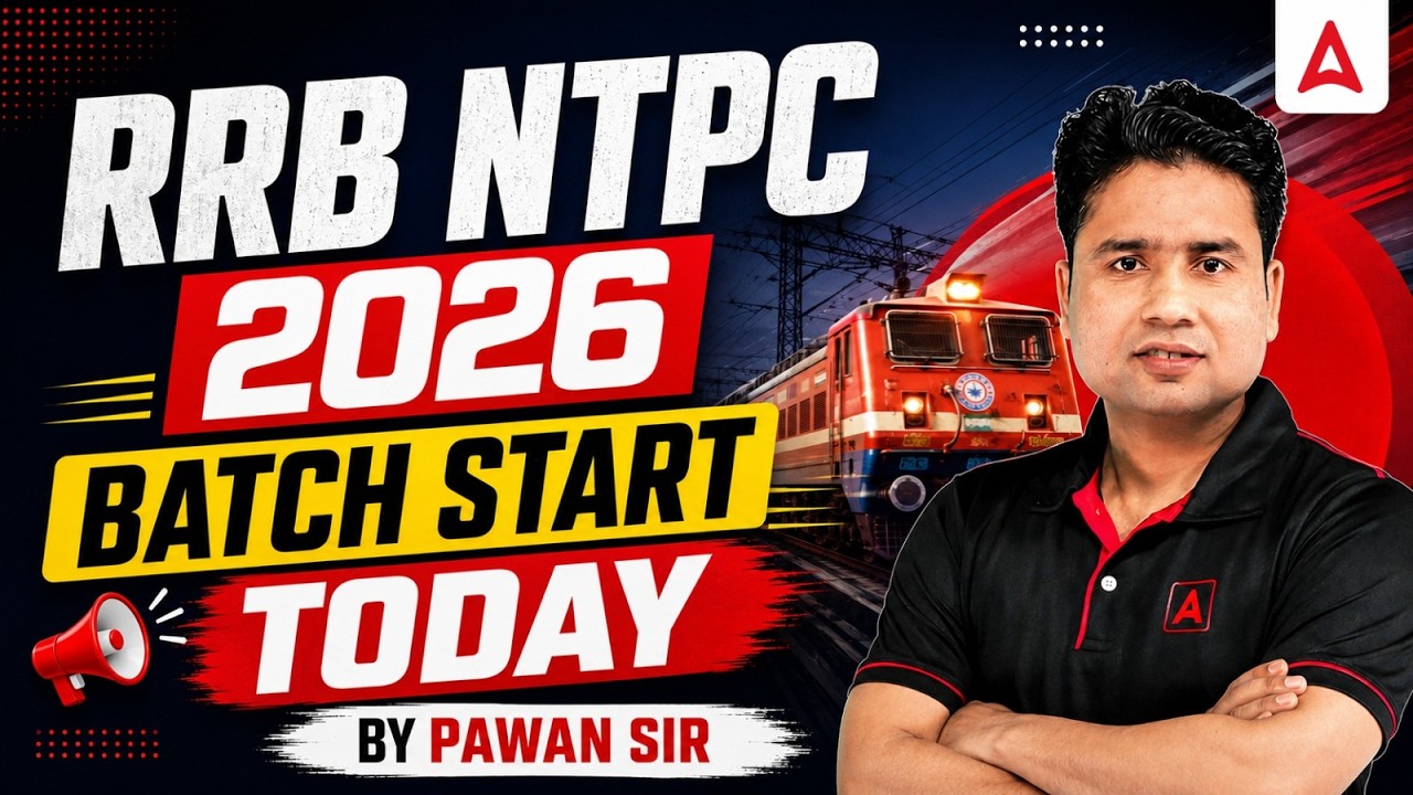 RRB NTPC 2026 | RRB NTPC Study Plan, Syllabus & Batch | NTPC Preparation Strategy 2026