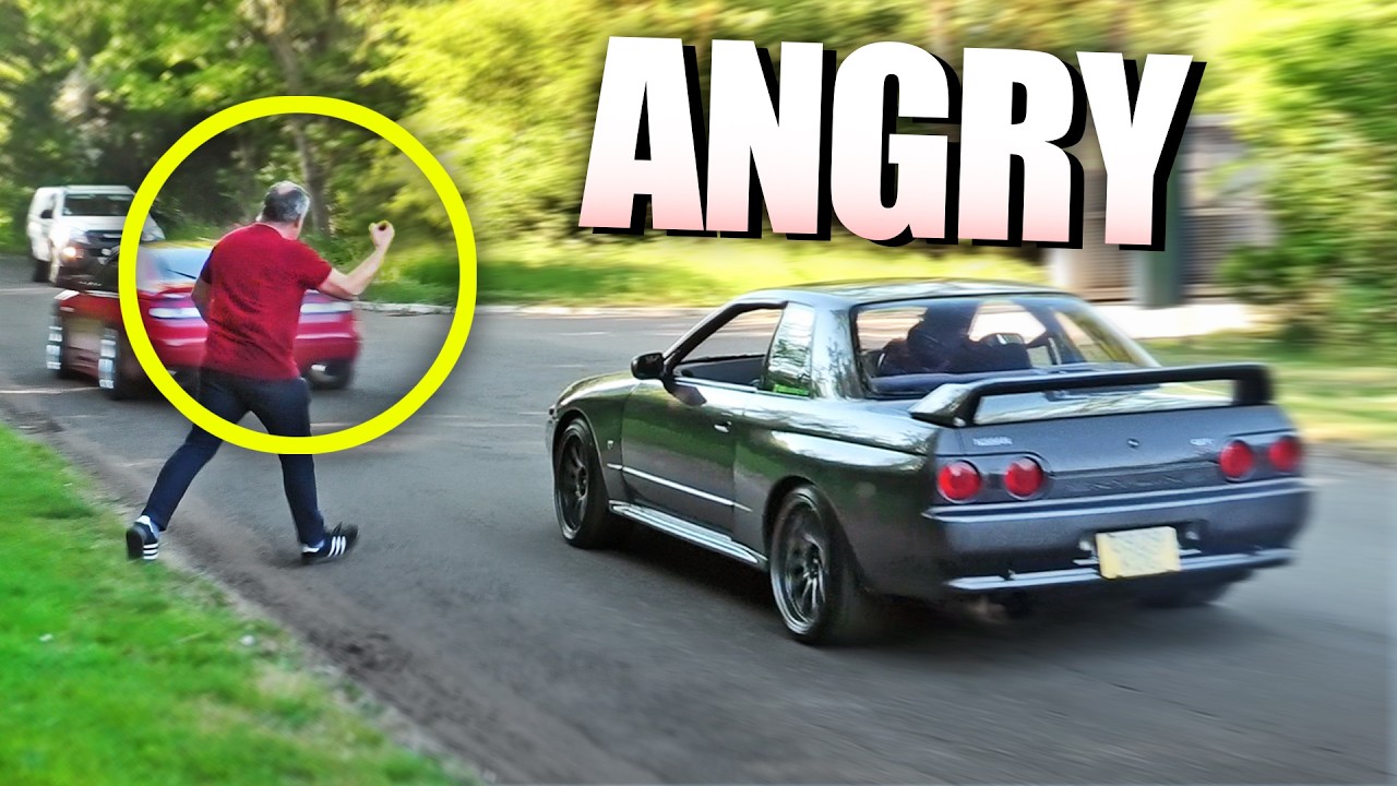 LOUD JDM Cars Disturb ANGRY Spectators Leaving a Car Show!