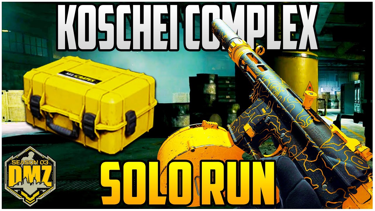 Koschei Complex Solo Bosses + Weapon Case Exfil In Season 3 Warzone 2.0 DMZ (DMZ Solo Gameplay)