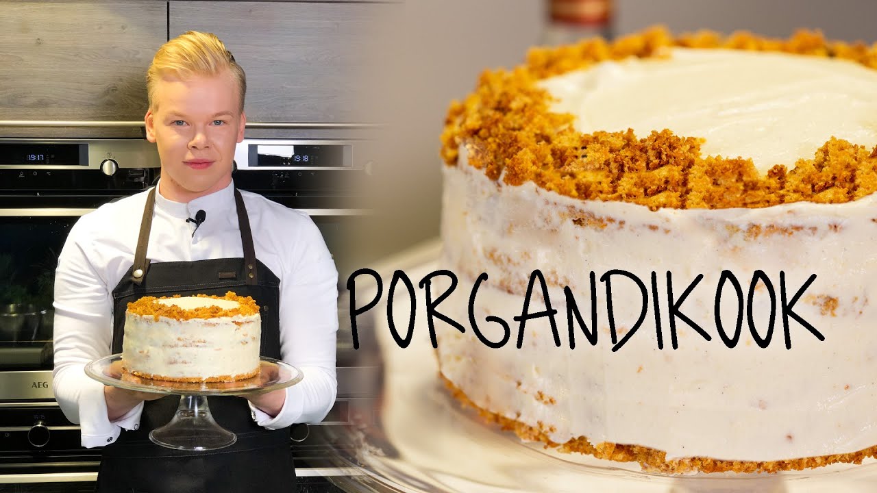 Mõnusalt mahlane PORGANDIKOOK toorjuustukreemiga.