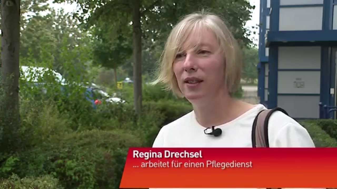 Der Arbeitsalltag einer Pflegedienst-Mitarbeiterin