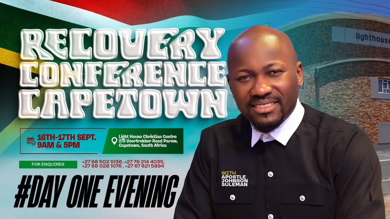 Recovery Conference 2025 (Cape Town , South Africa) Day 1 Evening With Apostle Johnson Suleman