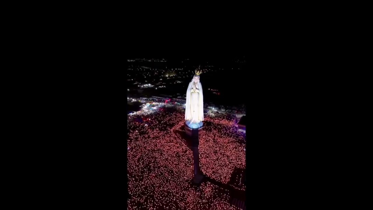 Thousands Gather for Blessing of Worlds Largest Fatima Statue