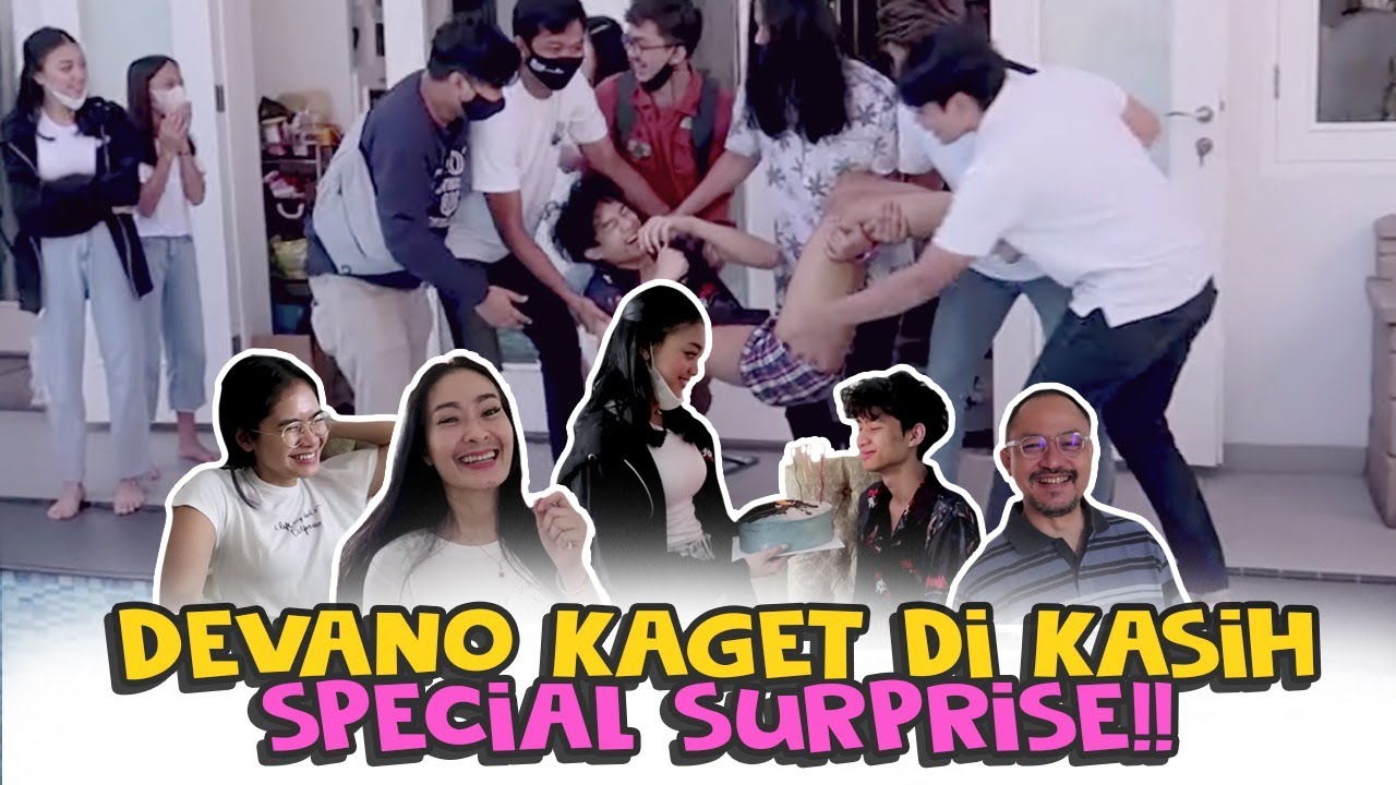 SURPRISE DEVANO 18th DARI KELUARGA DAN TEMAN-TEMAN